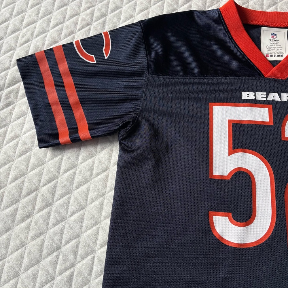 Khalil Mack Jersey #52 Chicago Bears NFL Football Youth XL (16/18) - Picture 4 of 15
